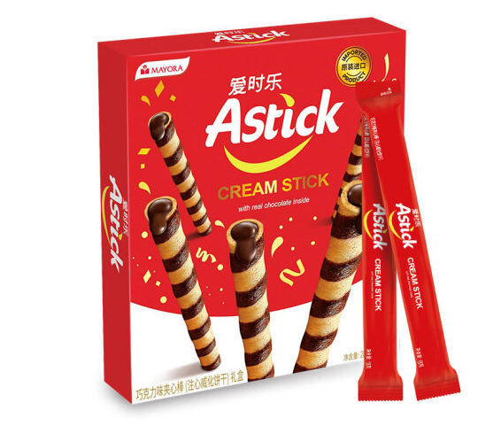 巧克力味夾心棒零食包裝盒設計欣賞(圖1) 巧克力味夾心棒零食包裝盒設計欣賞(圖1)