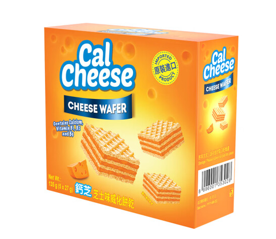 兒童零食芝士威化餅紙盒包裝設(shè)計欣賞(圖1) 兒童零食芝士威化餅紙盒包裝設(shè)計欣賞(圖1)
