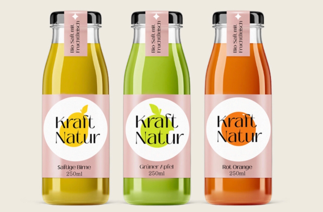 注重傳達產品純凈和健康的天然有機果汁包裝設計(圖1) 注重傳達產品純凈和健康的天然有機果汁包裝設計(圖1)