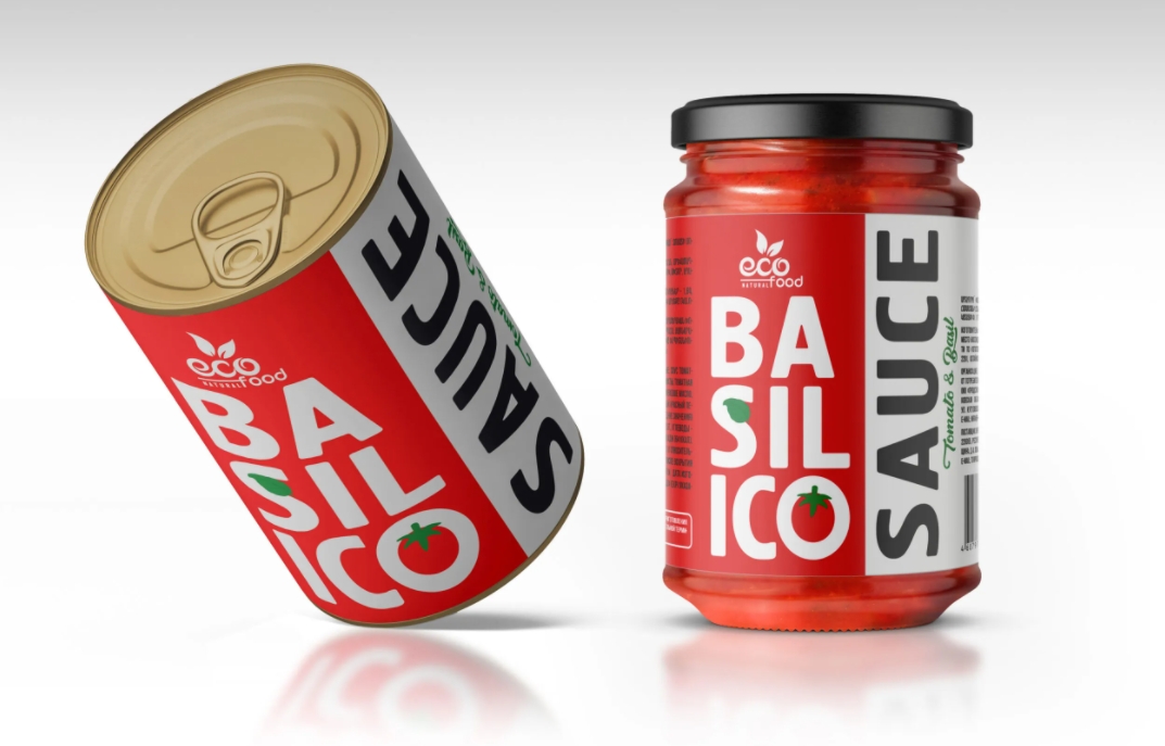 獨特的意大利風味番茄醬包裝瓶設計(圖1)