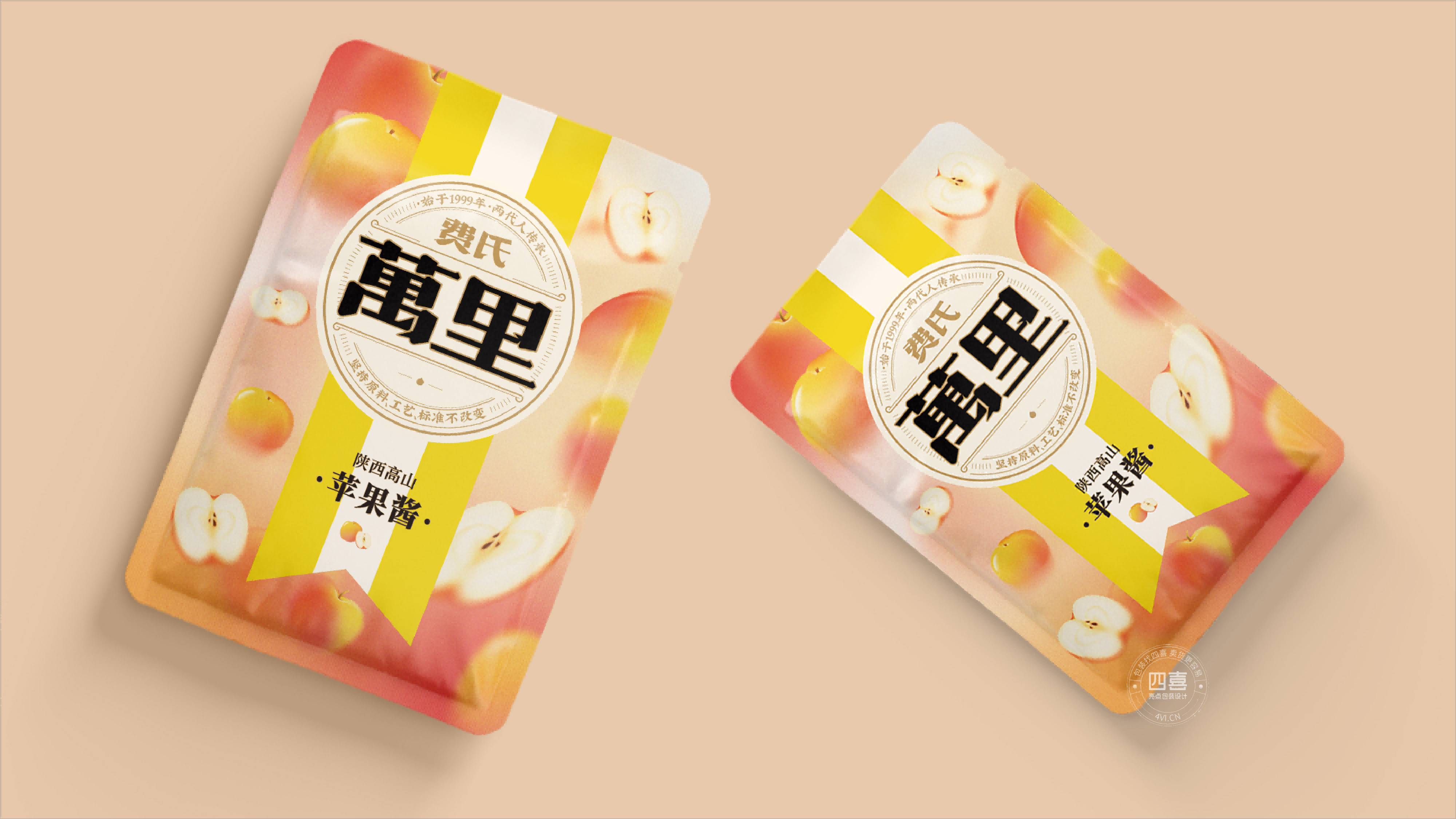 如何通過包裝設計傳達蘋果醬其獨特的口感和風味?(圖1) 如何通過包裝設計傳達蘋果醬其獨特的口感和風味?(圖1)