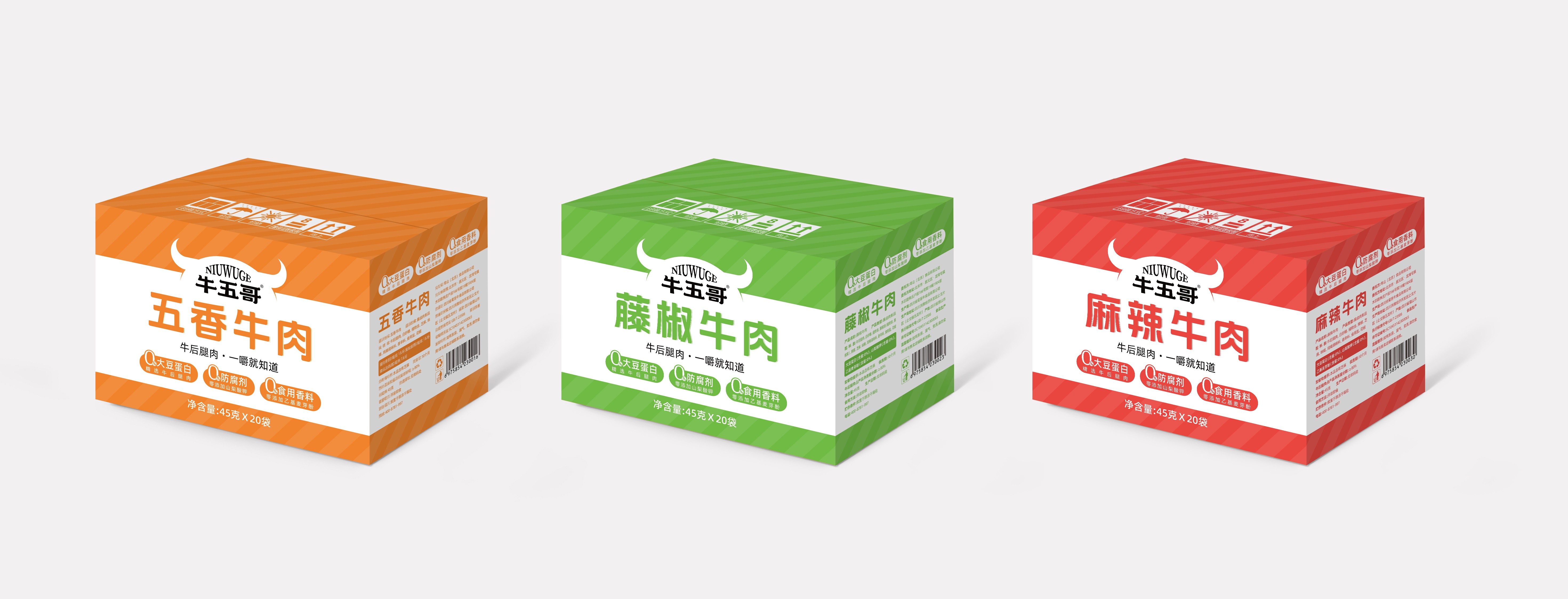 牛肉干外箱包裝設計.jpg 四喜案例“牛五哥”牛肉干:用包裝設計撬動貨架競爭力,打造高復購零食品牌(圖6)