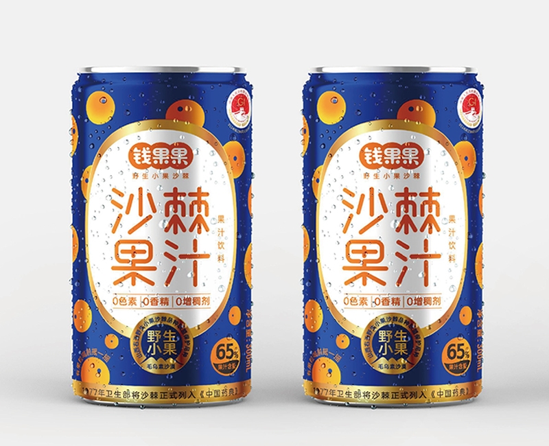 錢果果野生小果沙棘品牌包裝策劃設計