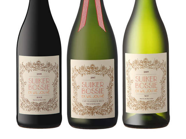 婚宴紅酒包裝設計(圖1)