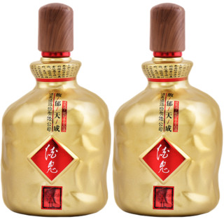 創意酒包裝設計馥郁天成馥郁香型白酒瓶雙支裝產品包裝設計欣賞(圖2)