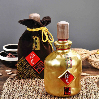 創意酒包裝設計馥郁天成馥郁香型白酒瓶雙支裝產品包裝設計欣賞(圖3)