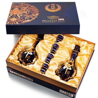 創(chuàng)意酒包裝設(shè)計郎酒青花郎酒天寶洞藏陳釀醬香型白酒瓶禮盒裝產(chǎn)品包裝設(shè)計欣賞(圖3)