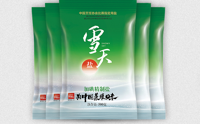 Xuetian雪天食鹽食品包裝設計欣賞(圖4)