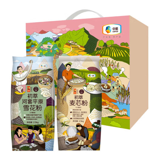 面粉禮盒包裝設計怎么做好(圖1) 面粉禮盒包裝設計怎么做好(圖1)