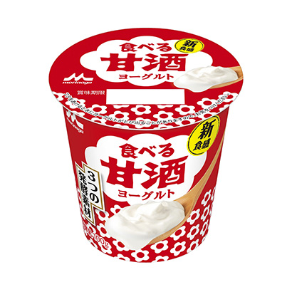 包裝設計公司推薦可食用的甜酒酸奶森永乳業包裝設計欣賞(圖1)