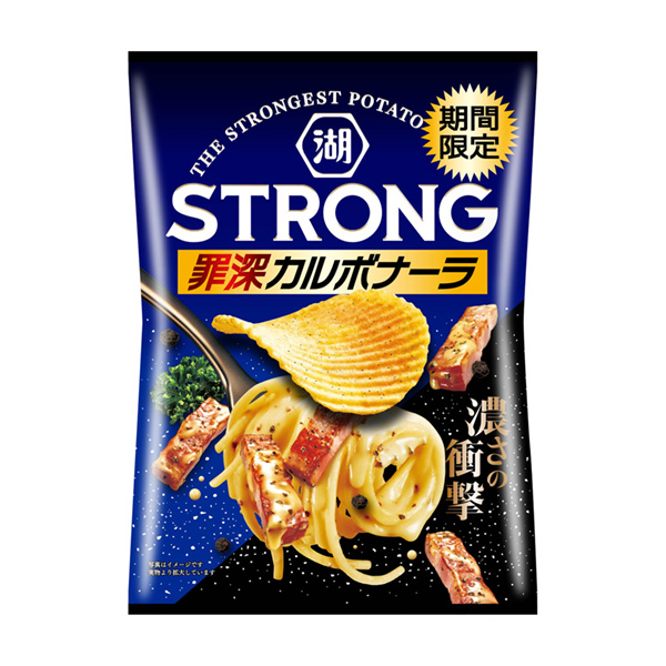 食品包裝設(shè)計(jì)欣賞湖池屋薯片罪孽深重培根醬湖池屋包裝設(shè)計(jì)欣賞(圖1)