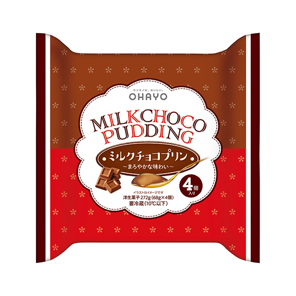 包裝設計公司推薦牛奶巧克力布丁奧哈約乳業包裝設計欣賞(圖1)