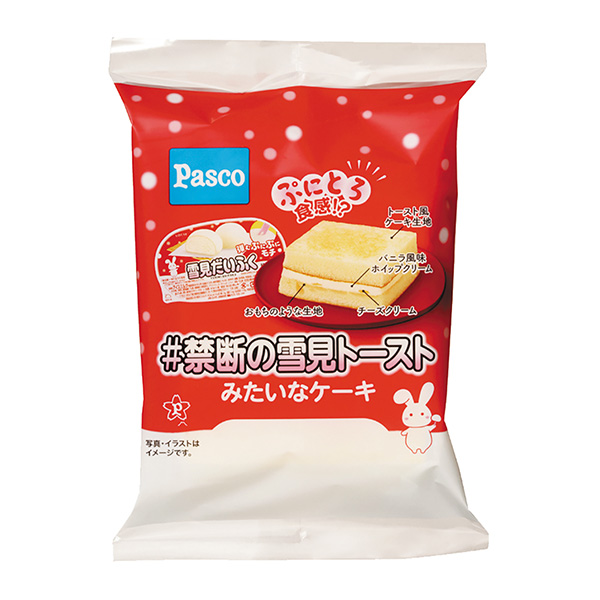 禁斷的雪見吐司一樣的蛋糕敷島制面包包裝設計(圖1)