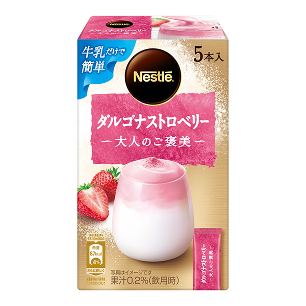 雀巢成人獎勵達盧戈納斯特草莓雀巢日本包裝設計欣賞(圖1)