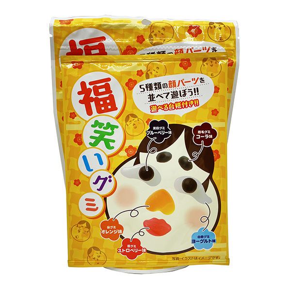 福笑橡皮糖包裝設計(圖1)