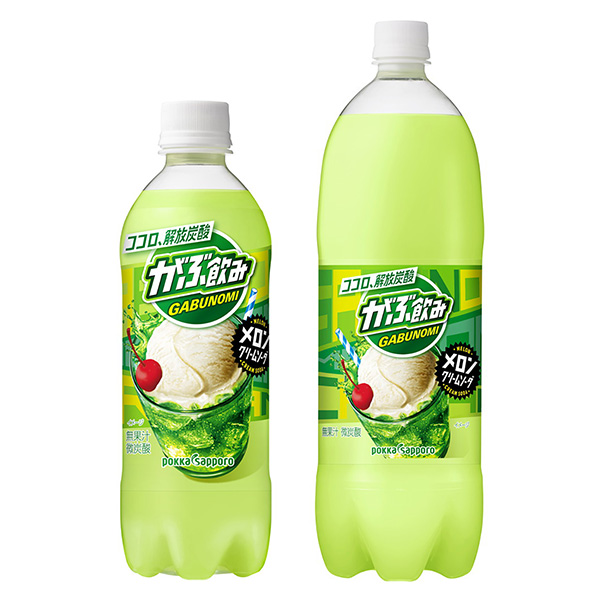 包裝設計公司推薦大口大口地喝哈密瓜奶油蘇打包裝設計欣賞(圖1)