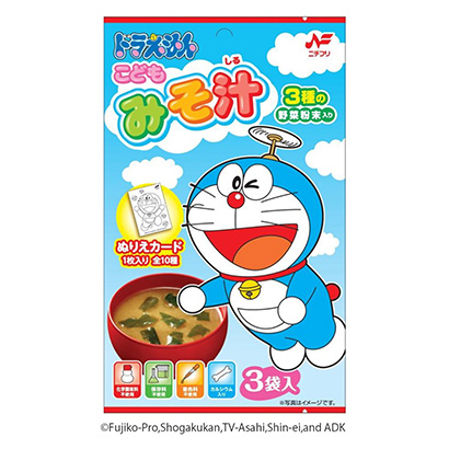 包裝設計公司推薦哆啦夢味噌湯尼日弗里食品烹飪品包裝設計(圖1)