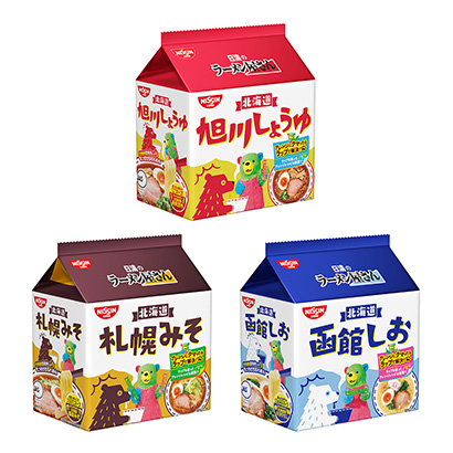 包裝設計公司推薦日清的拉面店薩蘭拉普合作旭川醬油日清面類包裝設計(圖1)