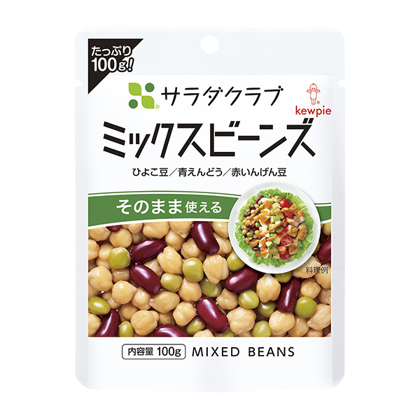 沙拉俱樂部混合豆豆鷹嘴豆青豌豆紅色扁豆包裝設計欣賞(圖1)