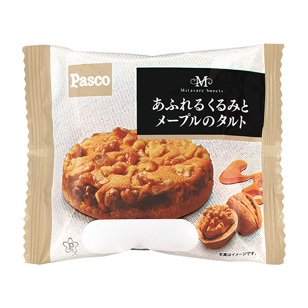 充滿核桃和楓糖的蛋撻敷島制面包包裝設(shè)計(圖1)