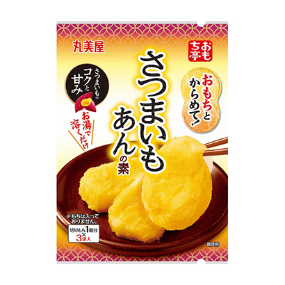 包裝設計公司推薦和年糕丈夫糾纏在一起紅薯杏之素丸美屋食品工業烹飪品包裝設計(圖1)