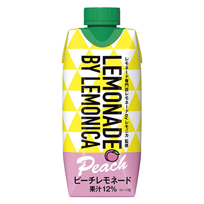 水蜜桃檸檬水森永乳業(yè)果實清涼飲料包裝設(shè)計(圖1)