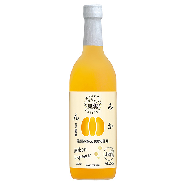 白鶴或果實橘子白鶴酒造酒類包裝設計(圖1)