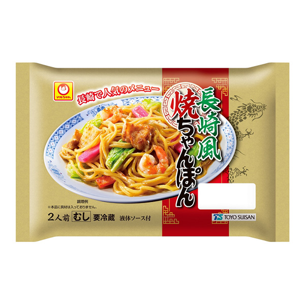 小丸長崎風燒雜燴東洋水產面類包裝設計(圖1)