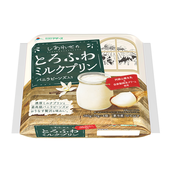 幸福的濃濃牛奶布丁幸運媽媽甜點酸奶包裝設計(圖1)