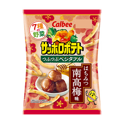 札幌土豆咕嘟咕嘟的貝西蜜南高梅味卡比點心包裝設計(圖1)