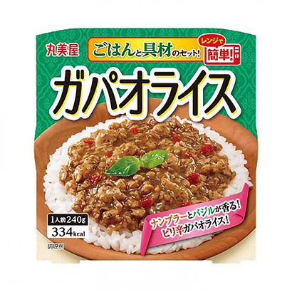 帶蛋包飯丸美屋食品工業烹飪品包裝設計(圖1)