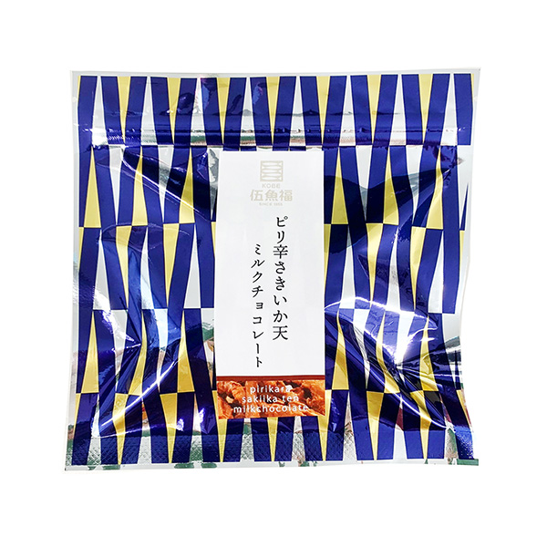 麻辣脆天牛奶巧克力包裝設計欣賞(圖1)