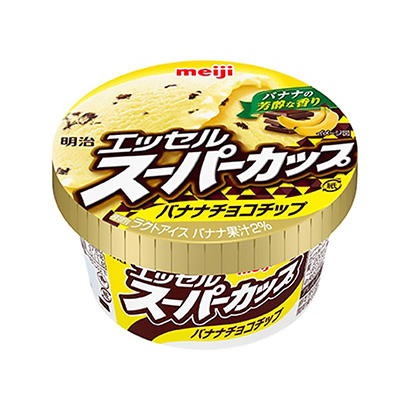 明治埃塞爾超級杯香蕉巧克力片明治冰淇淋類包裝設計(圖1)