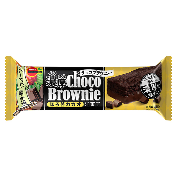 濃厚巧克力布朗尼微苦可可包裝設計欣賞(圖1)