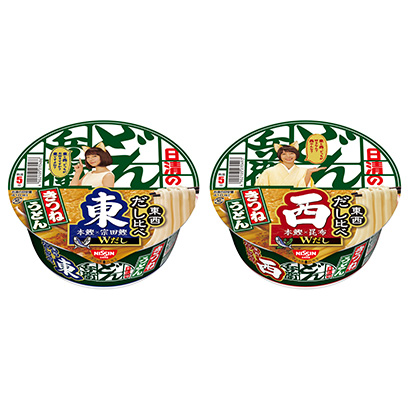 日清的烏冬面比烏冬面東日清面類包裝設計(圖1)