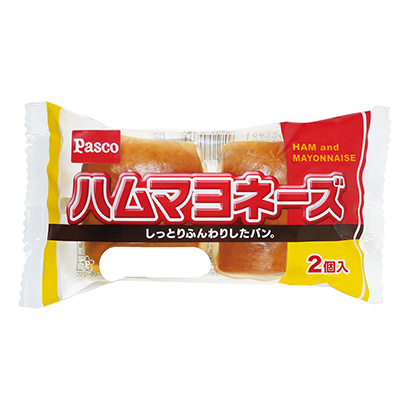 火腿蛋黃醬敷島制面包面包麥片類包裝設計(圖1)