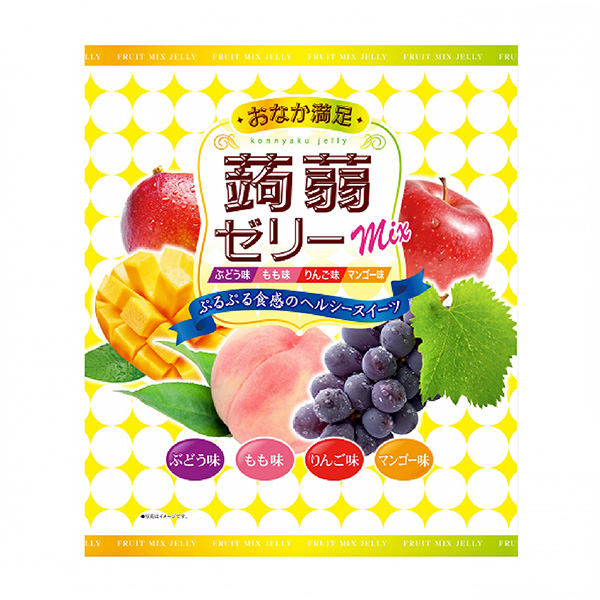 肚子滿意蒟蒻果凍包裝設計欣賞(圖1)