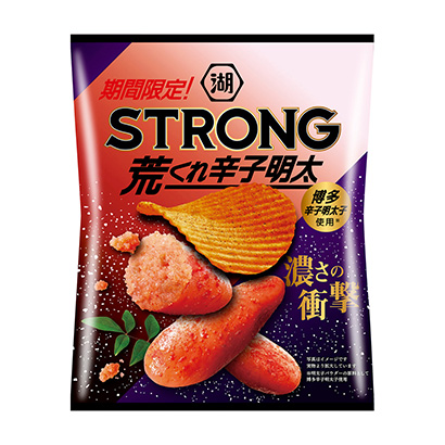 湖池屋薯片荒辛子明太湖池屋點心包裝設計(圖1)