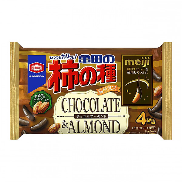 龜田的柿子種子巧克力杏仁龜田制果包裝設計(圖1)