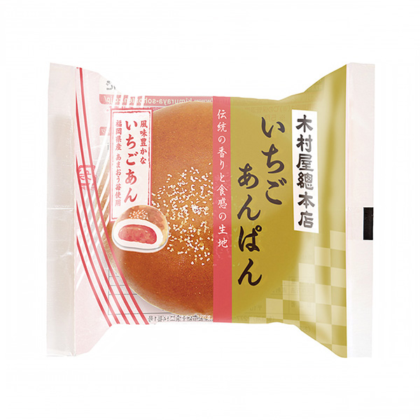 草莓豆沙木村屋總總店包裝設計(圖1)