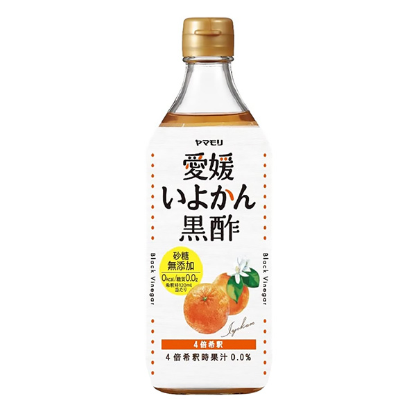 不添加糖愛媛好黑醋包裝設計欣賞(圖1)