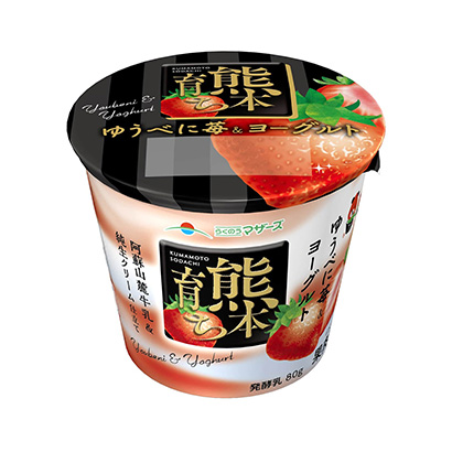 熊本長大昨晚草莓酸奶幸運媽媽甜點酸奶包裝設計(圖1)