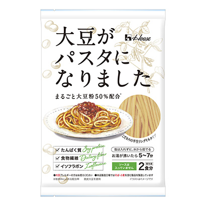 大豆變成了意大利面大棚食品面類包裝設計(圖1)