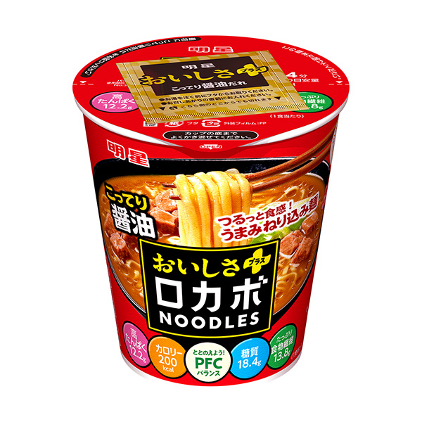 明星羅卡沃NOODLES美味加濃醬油包裝設計欣賞(圖1)