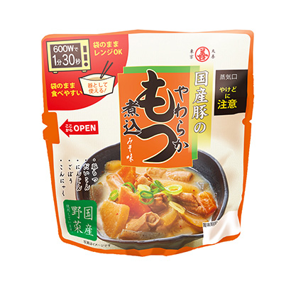 微波爐國產豬的軟燉味噌味丸善家常菜類包裝設計(圖1)