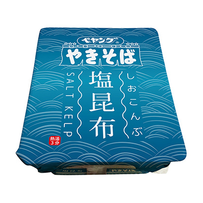 鹽海帶和蕎麥面簡直是面類包裝設(shè)計(圖1)