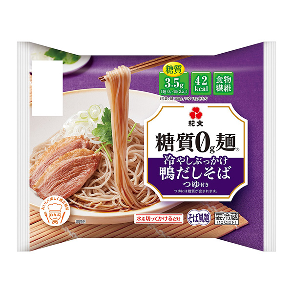 糖質0g面冰鎮鴨汁蕎麥面包裝設計欣賞(圖1)