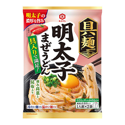 基考曼配料面明太子混合烏冬面基考曼食品烹飪品包裝設計(圖1)