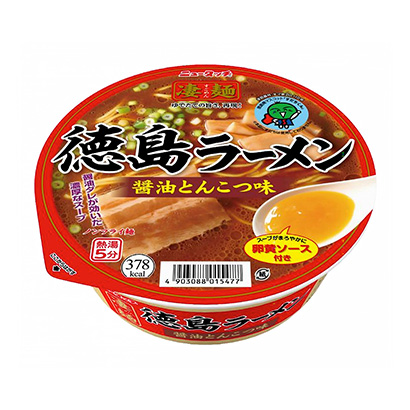 新觸摸厲害面德島拉面醬油拳頭味山田面類包裝設計(圖1)