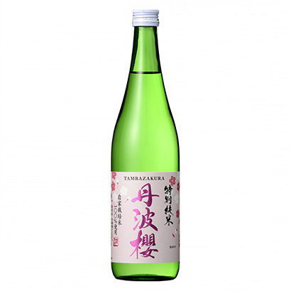 丹波櫻特別純米櫻酒造酒類包裝設計(圖1)